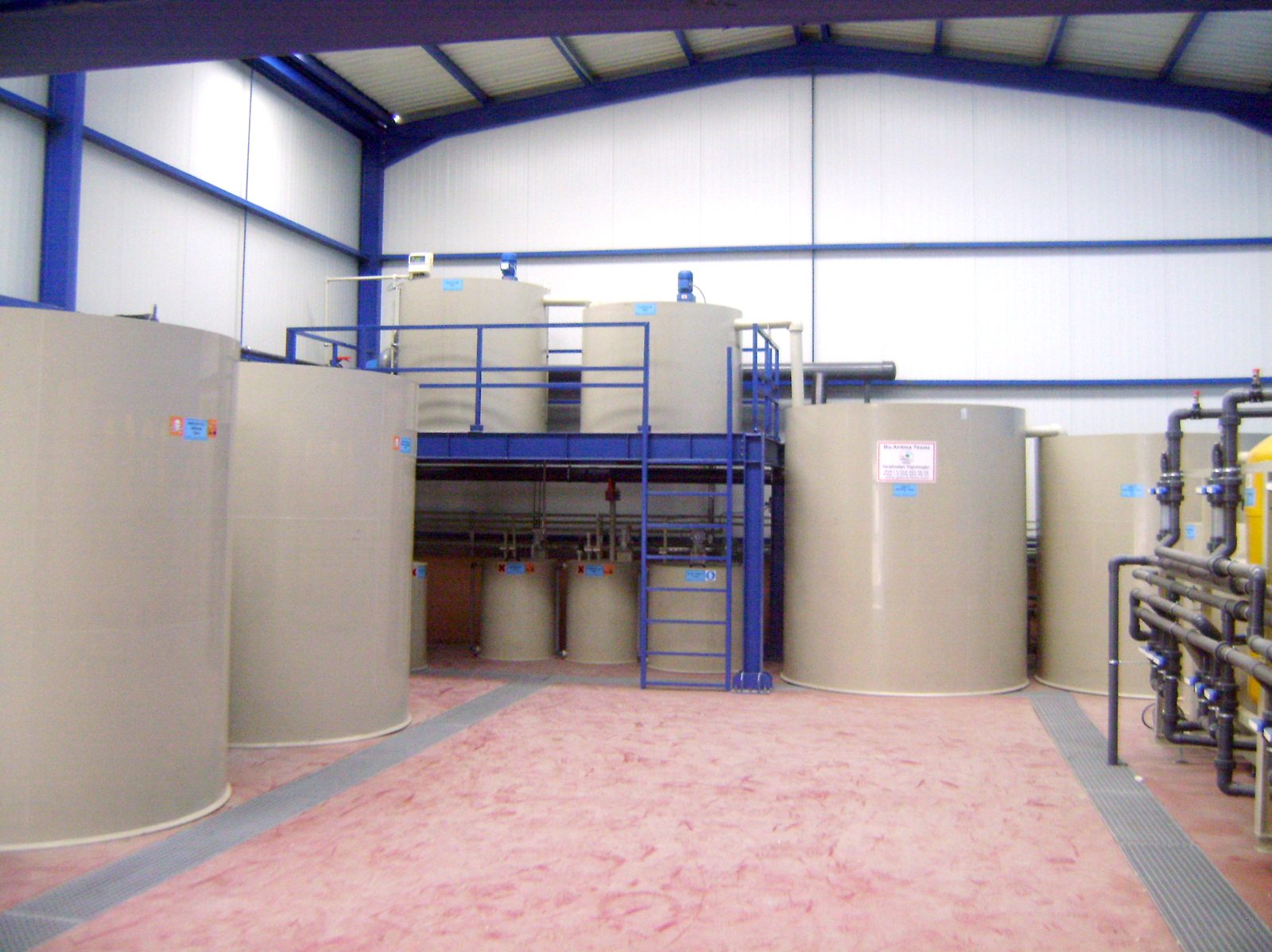Anı Metal, Algeria — plating wastewater treatment plant with GESU-manufactured PP tank groups and platform