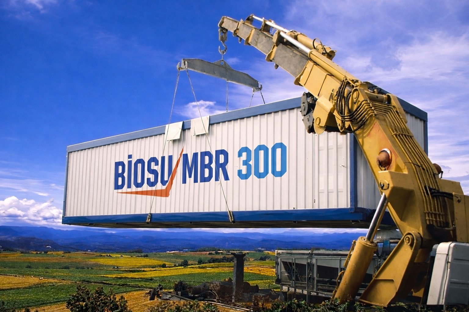 GESU BIOSU MBR Package Treatment Plant — 3D product visualization