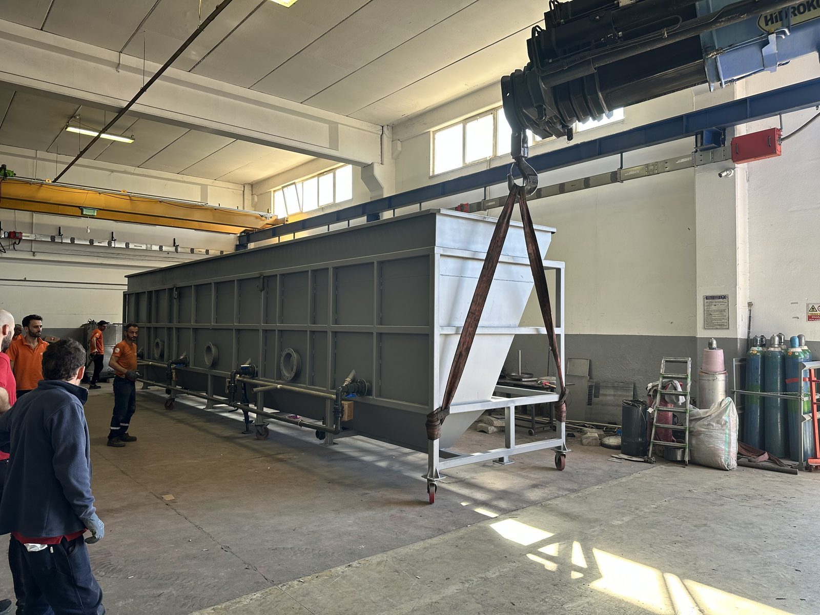 Stainless steel equipment manufacturing at the GESU factory in Bursa