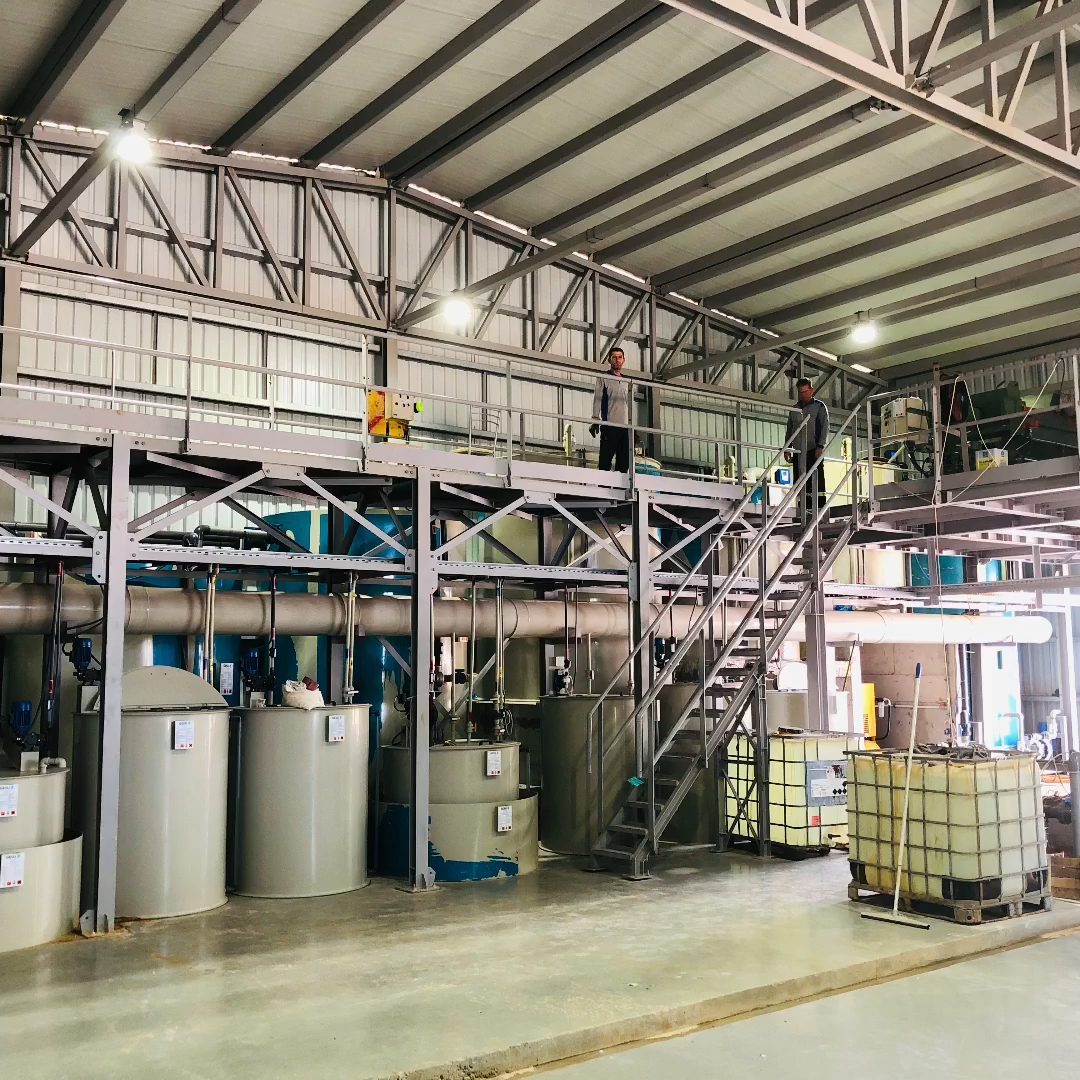 Şara Adana chemical treatment plant on steel platform